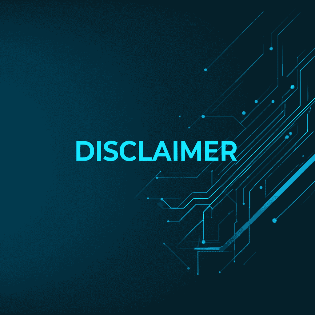 Legal disclaimer document with a digital word game interface