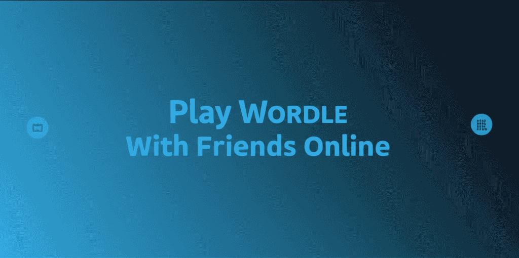 Friends playing Wordle together online, laughing and pointing at a screen
