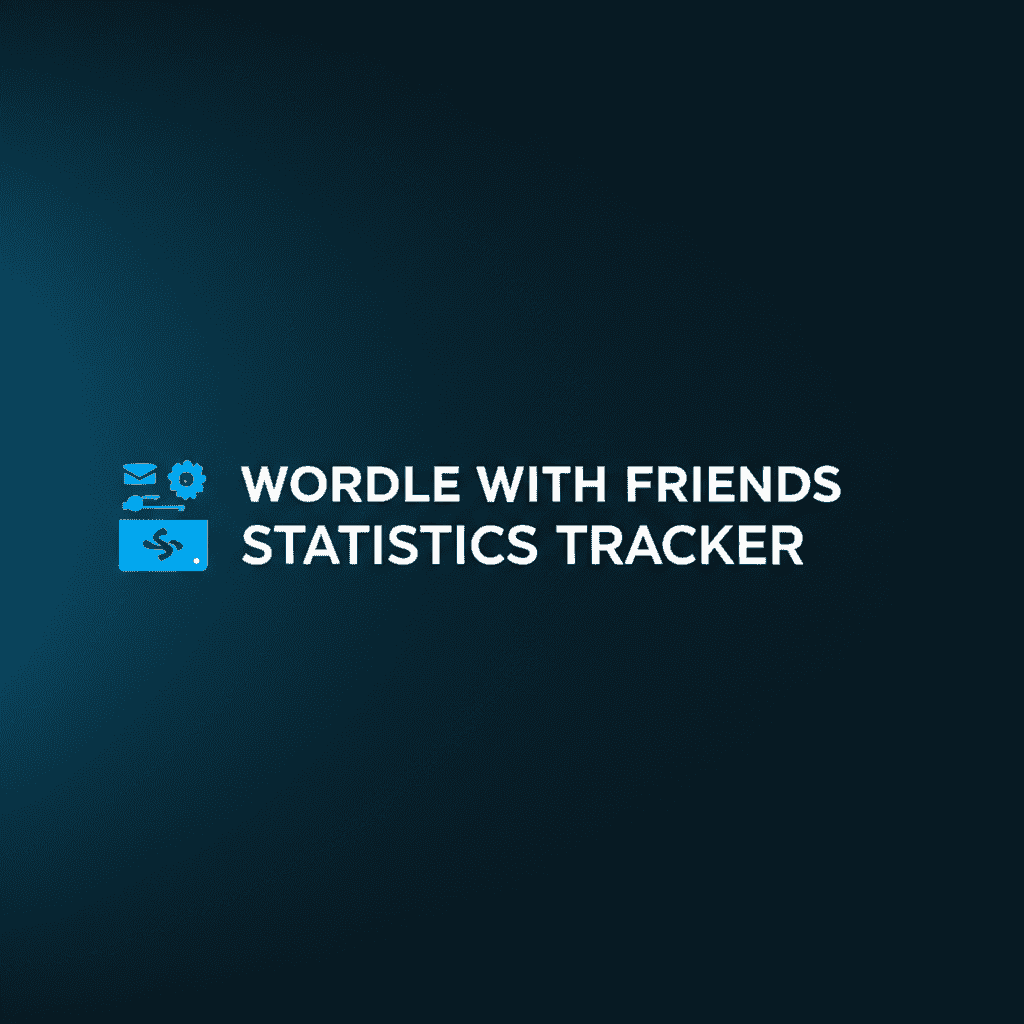 A screenshot of the Wordle With Friends Statistics Tracker user interface, showing game statistics and input fields.